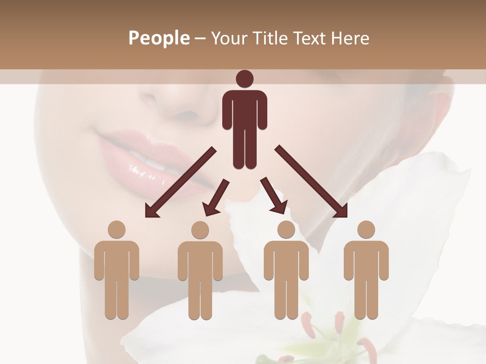 Freshness Lily Spa PowerPoint Template