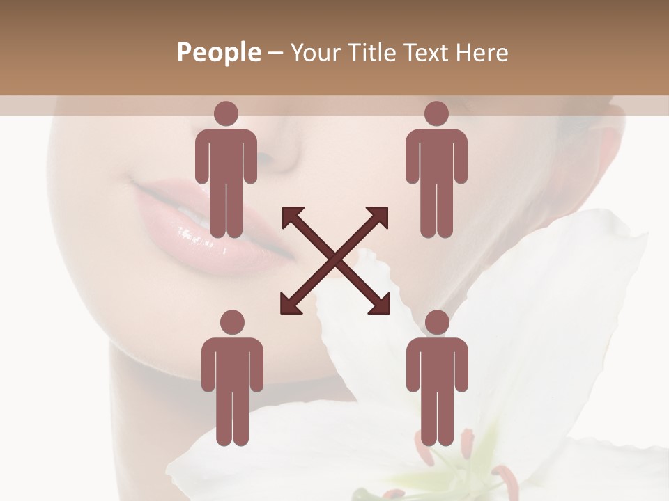 Freshness Lily Spa PowerPoint Template