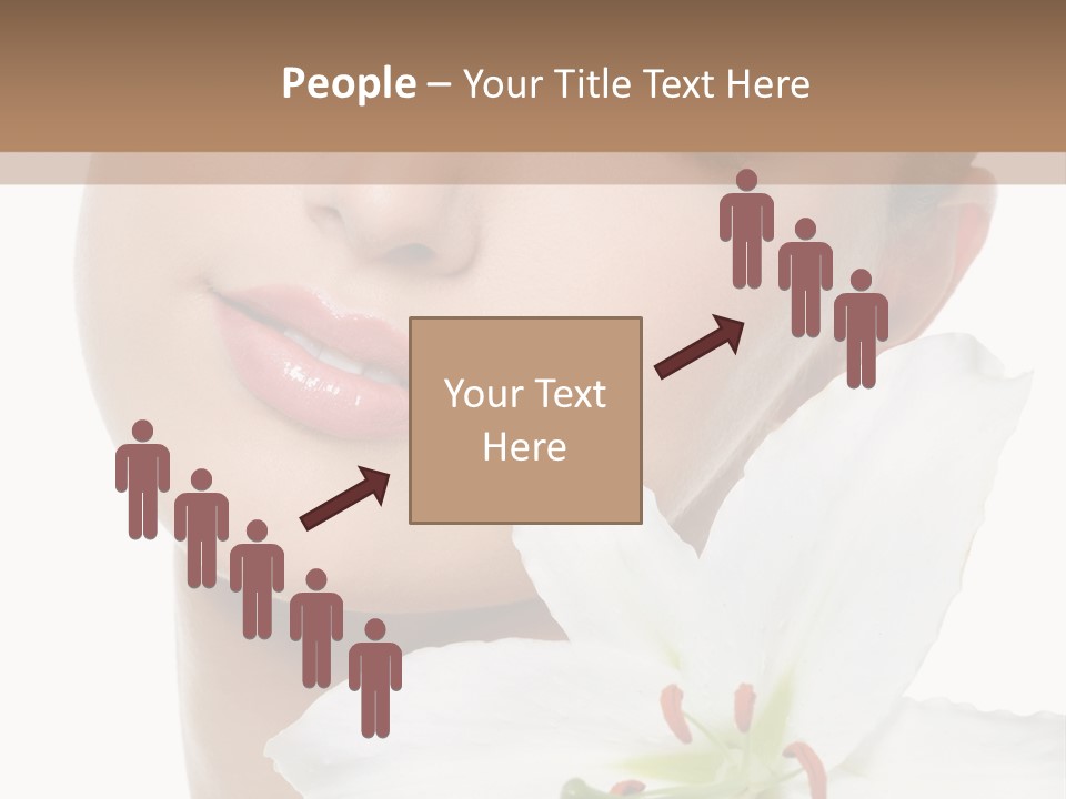Freshness Lily Spa PowerPoint Template