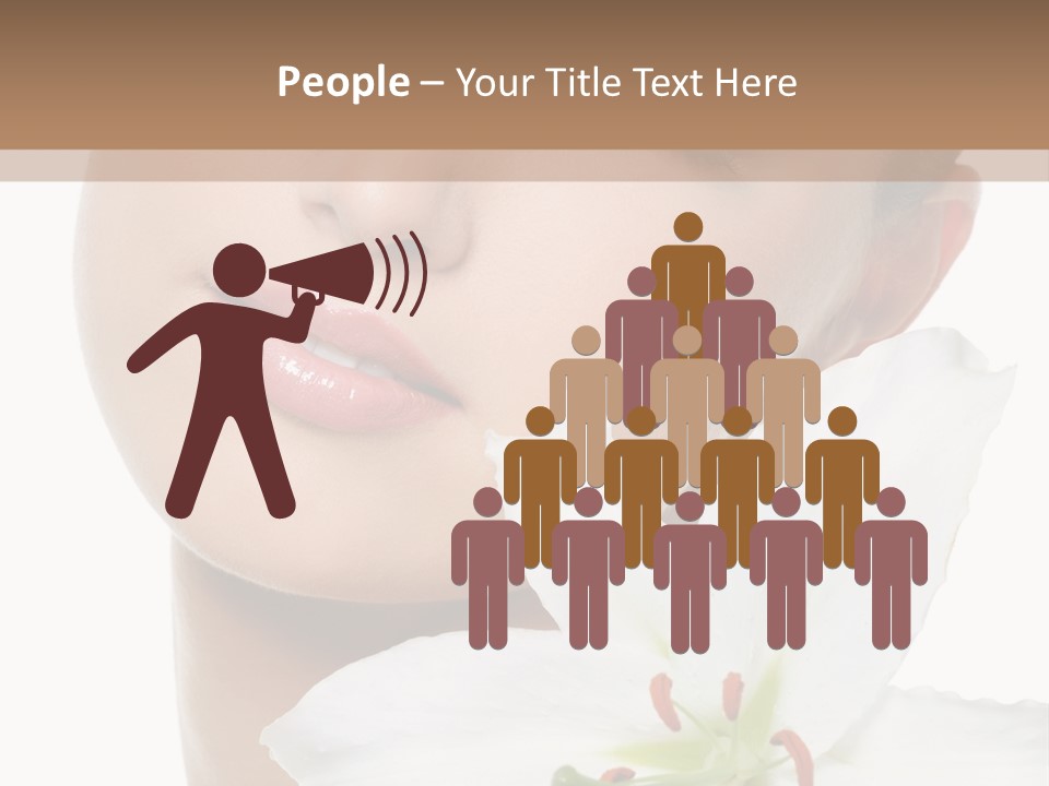 Freshness Lily Spa PowerPoint Template