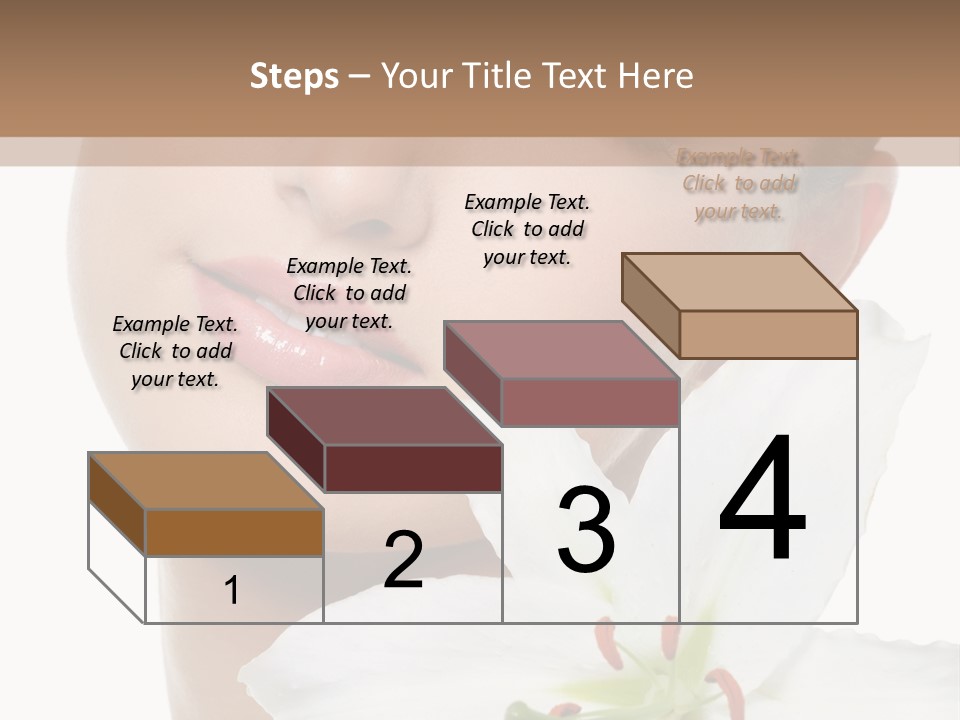 Freshness Lily Spa PowerPoint Template