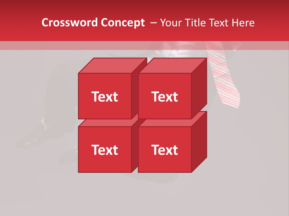 Funny Posing Dancer PowerPoint Template