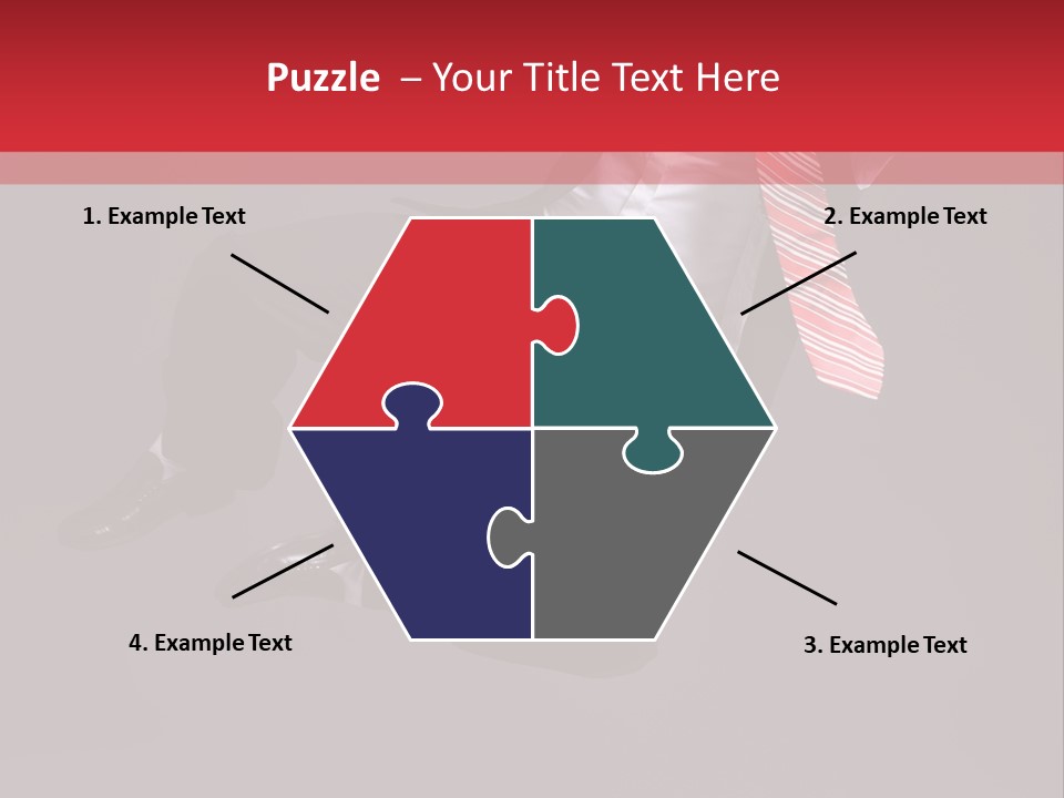 Funny Posing Dancer PowerPoint Template