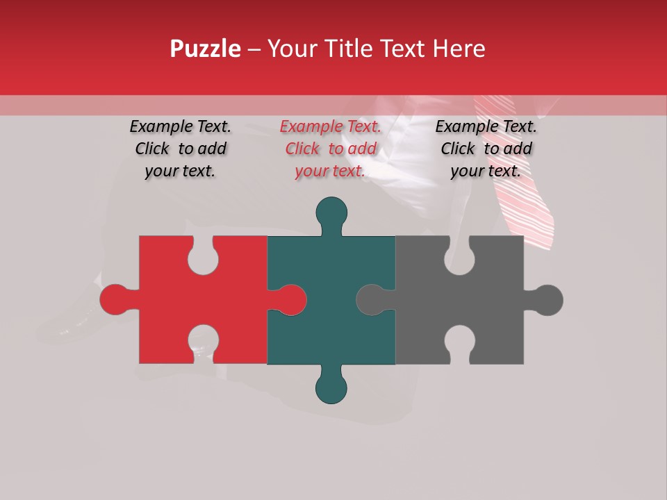 Funny Posing Dancer PowerPoint Template