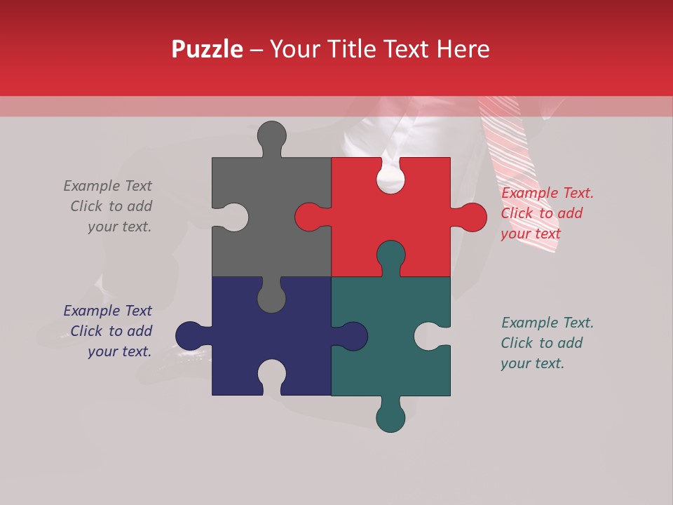 Funny Posing Dancer PowerPoint Template