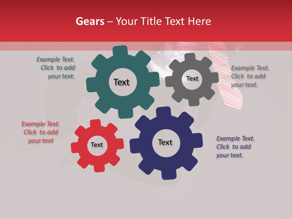 Funny Posing Dancer PowerPoint Template