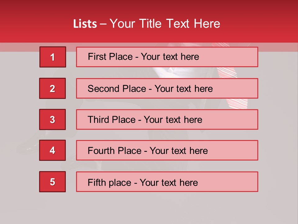 Funny Posing Dancer PowerPoint Template