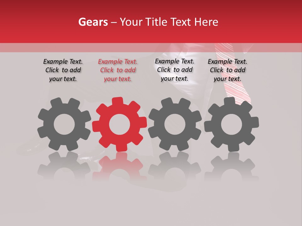 Funny Posing Dancer PowerPoint Template