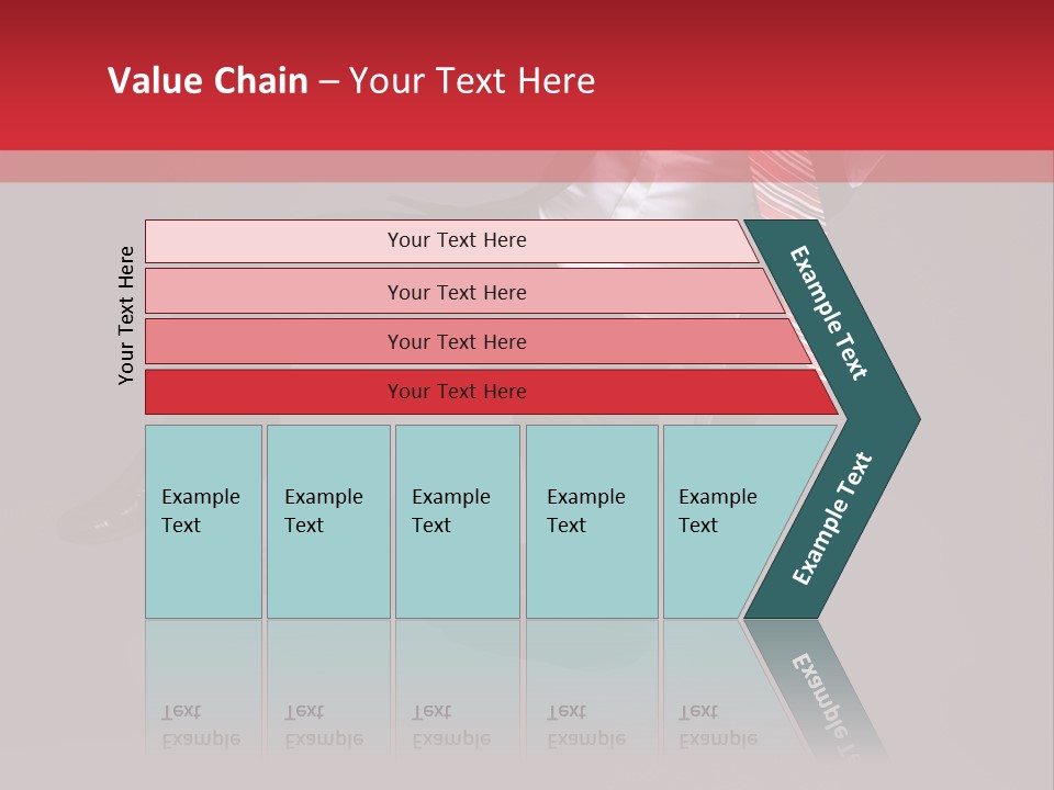 Funny Posing Dancer PowerPoint Template