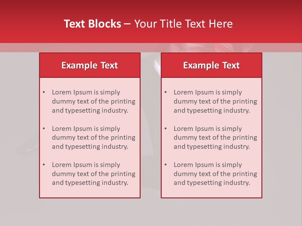 Funny Posing Dancer PowerPoint Template