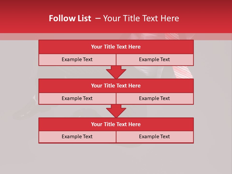 Funny Posing Dancer PowerPoint Template