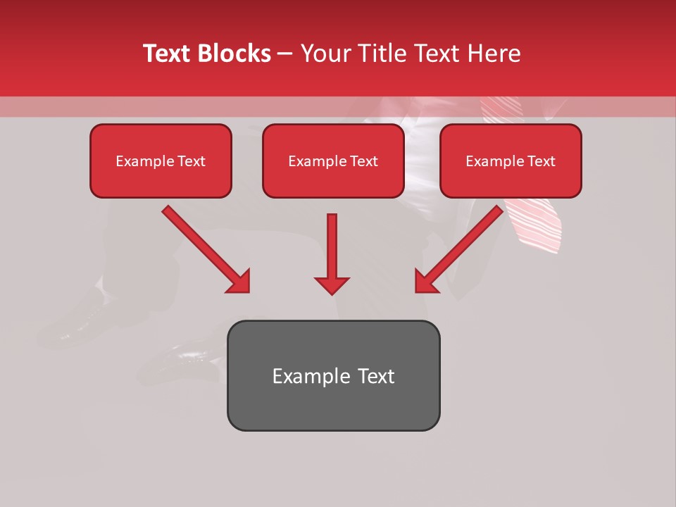 Funny Posing Dancer PowerPoint Template