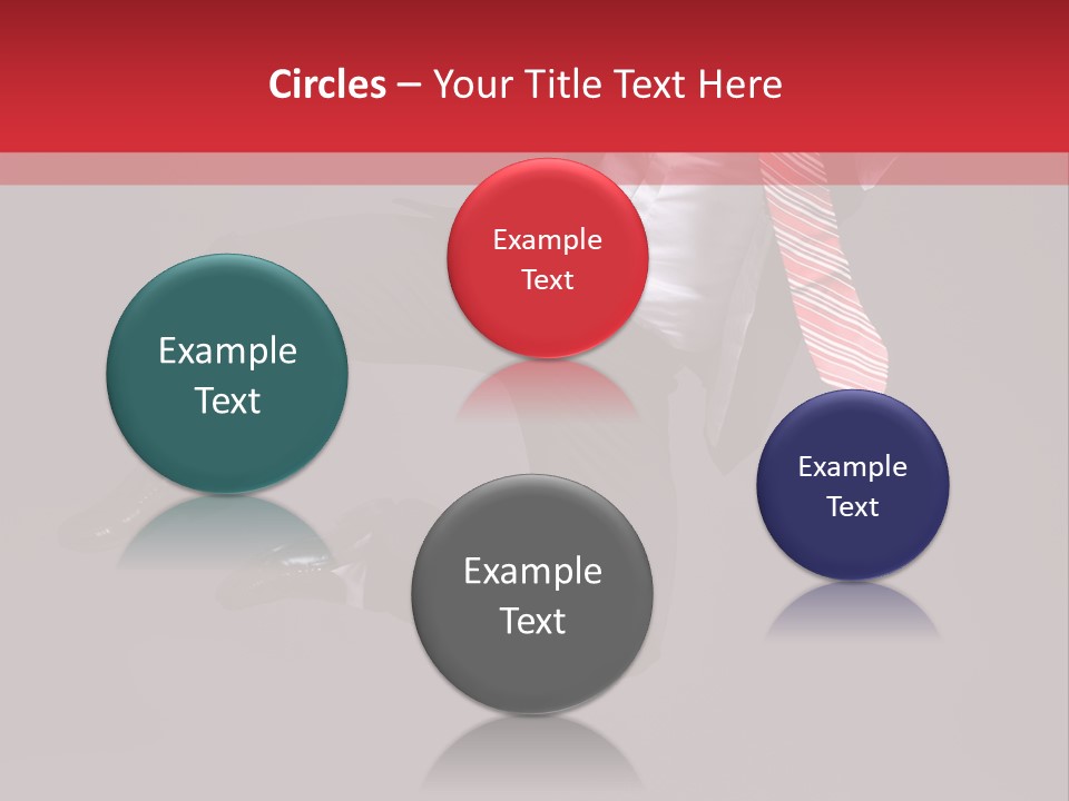 Funny Posing Dancer PowerPoint Template