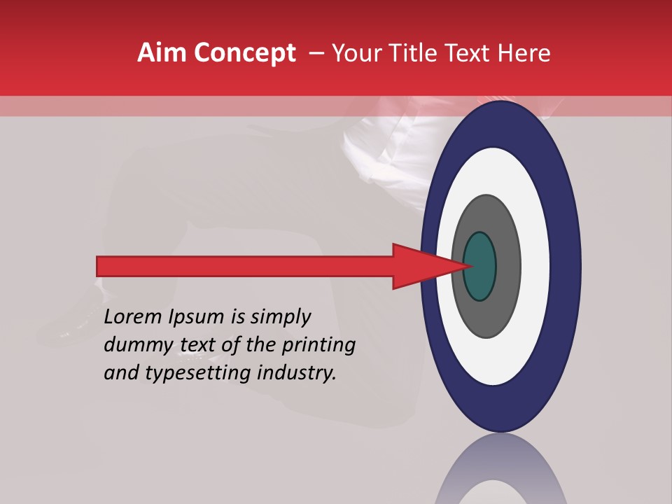 Funny Posing Dancer PowerPoint Template