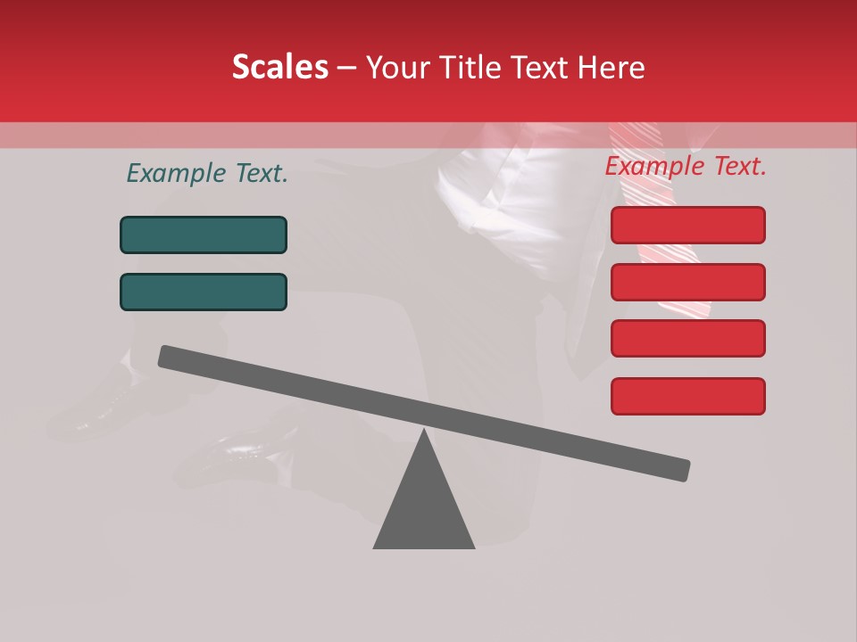 Funny Posing Dancer PowerPoint Template
