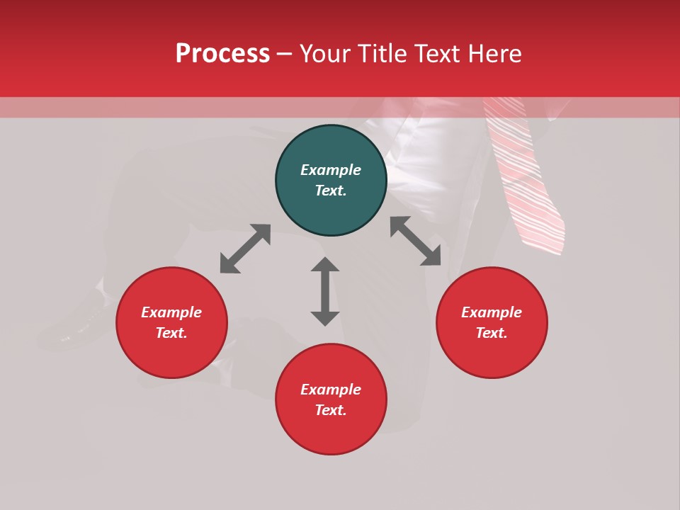 Funny Posing Dancer PowerPoint Template