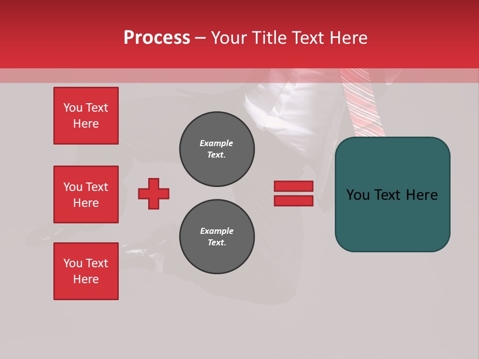 Funny Posing Dancer PowerPoint Template