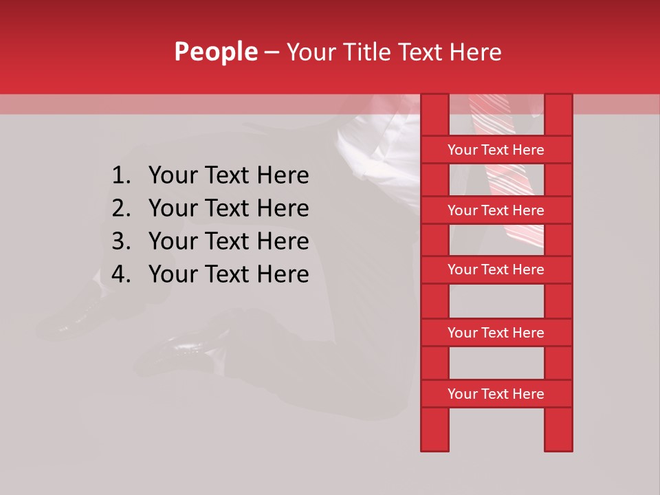 Funny Posing Dancer PowerPoint Template