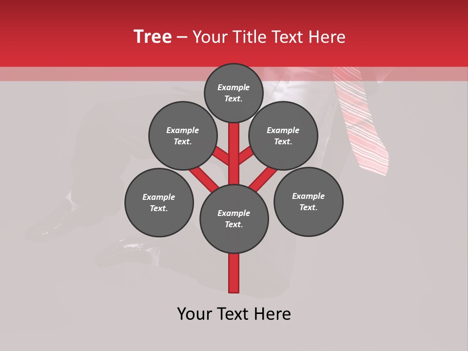 Funny Posing Dancer PowerPoint Template