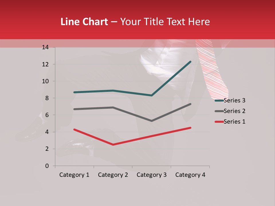 Funny Posing Dancer PowerPoint Template