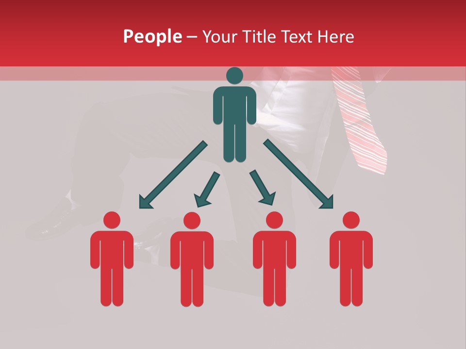 Funny Posing Dancer PowerPoint Template