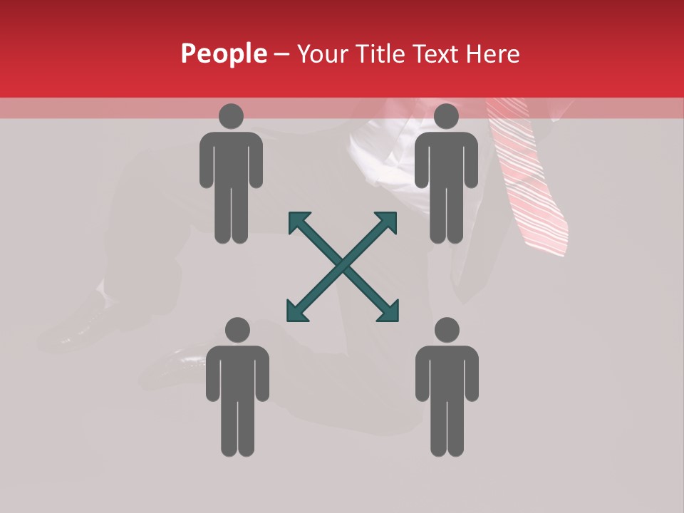 Funny Posing Dancer PowerPoint Template