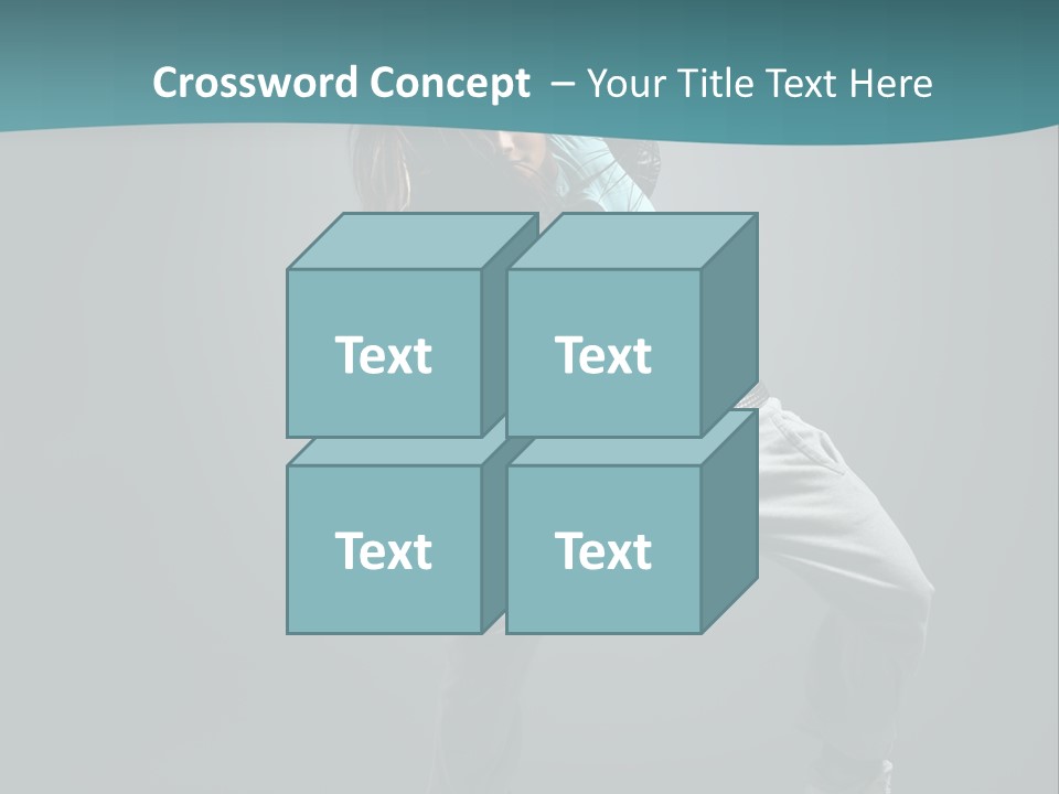 Gymnastic Young Acrobat PowerPoint Template