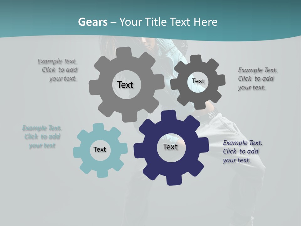 Gymnastic Young Acrobat PowerPoint Template