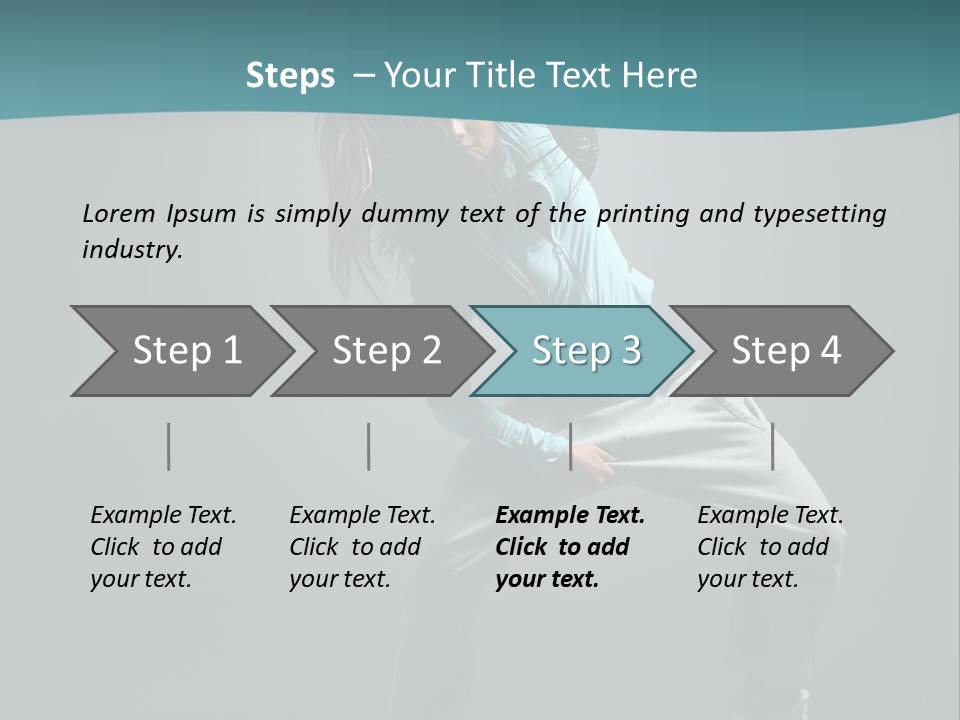 Gymnastic Young Acrobat PowerPoint Template