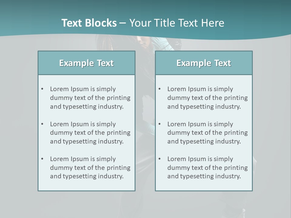 Gymnastic Young Acrobat PowerPoint Template