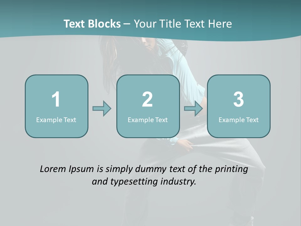 Gymnastic Young Acrobat PowerPoint Template