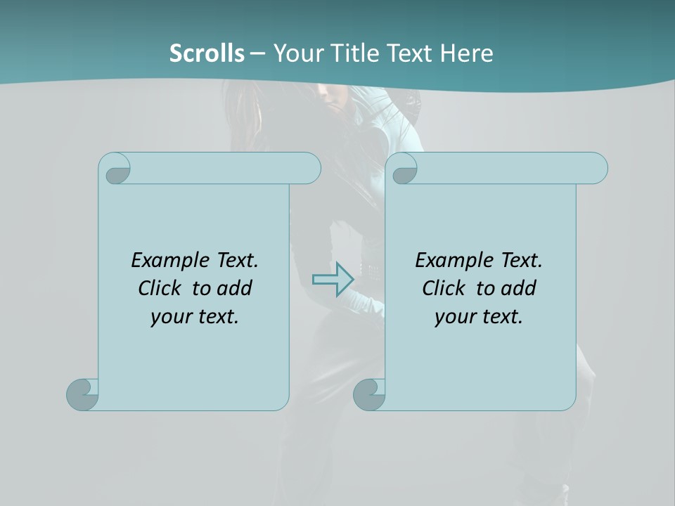Gymnastic Young Acrobat PowerPoint Template