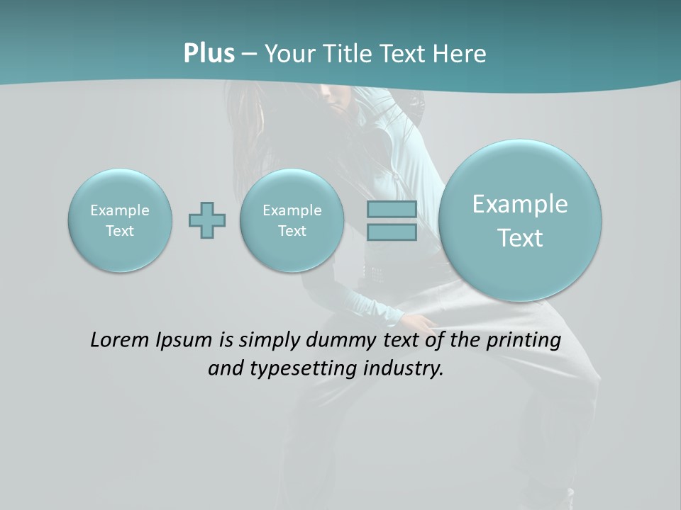Gymnastic Young Acrobat PowerPoint Template