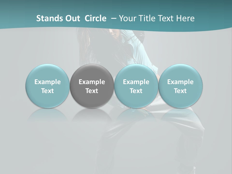 Gymnastic Young Acrobat PowerPoint Template