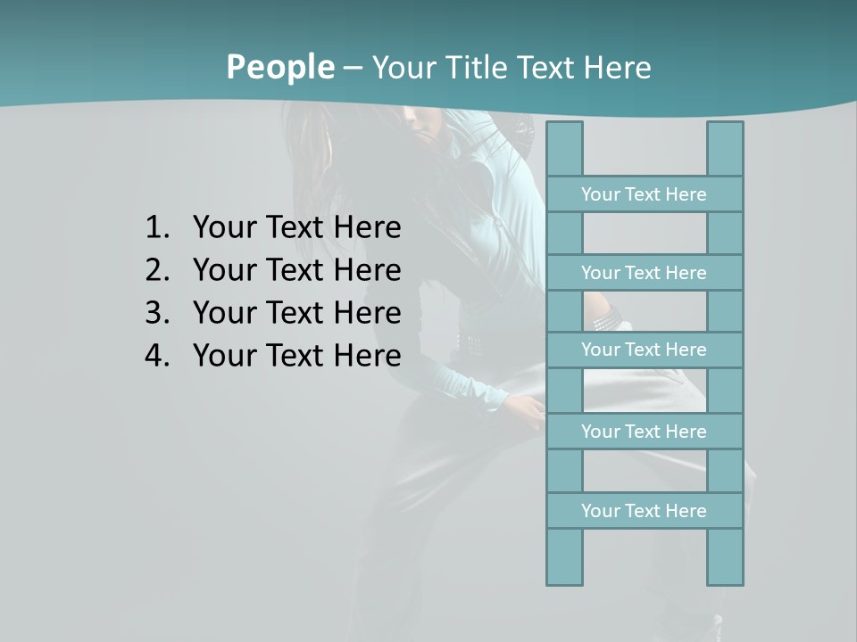 Gymnastic Young Acrobat PowerPoint Template