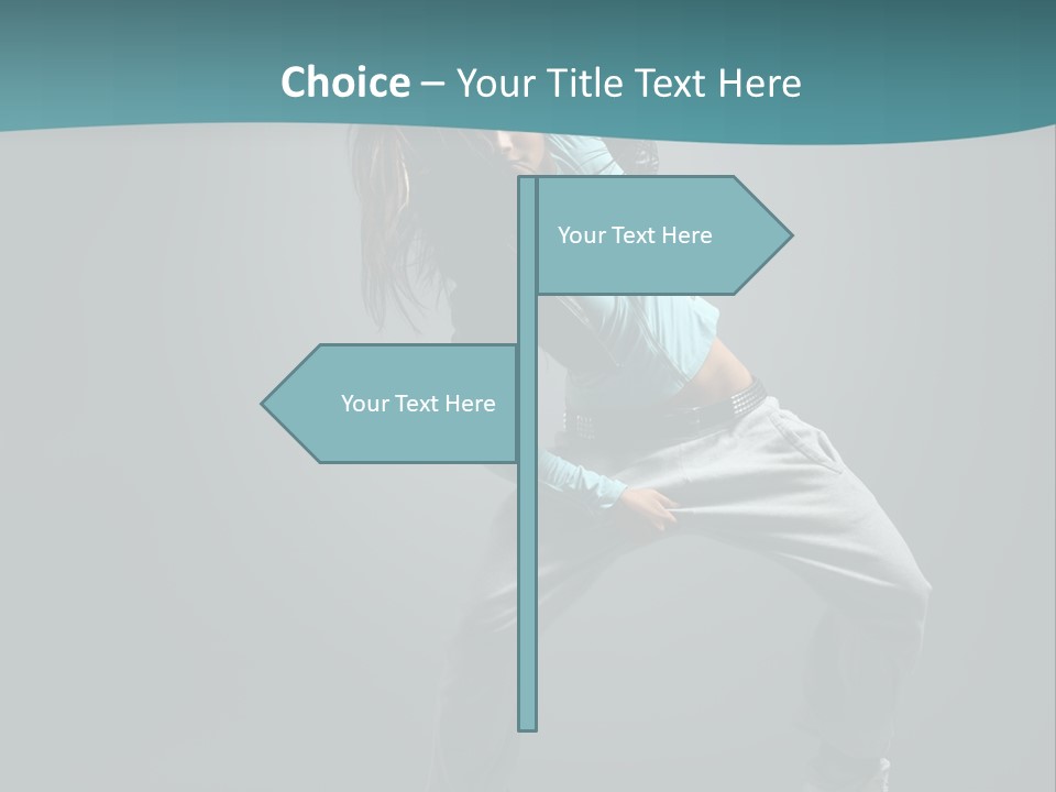 Gymnastic Young Acrobat PowerPoint Template