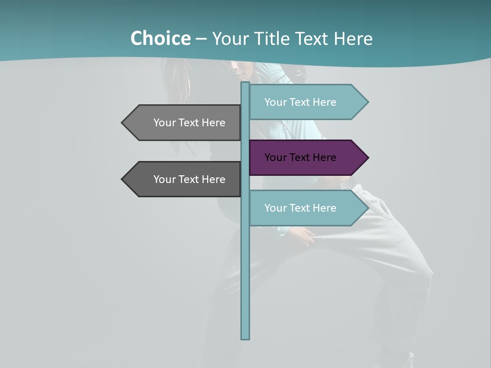 Gymnastic Young Acrobat PowerPoint Template