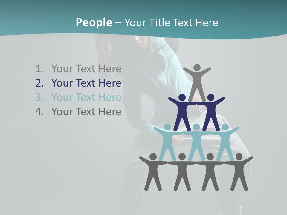 Gymnastic Young Acrobat PowerPoint Template