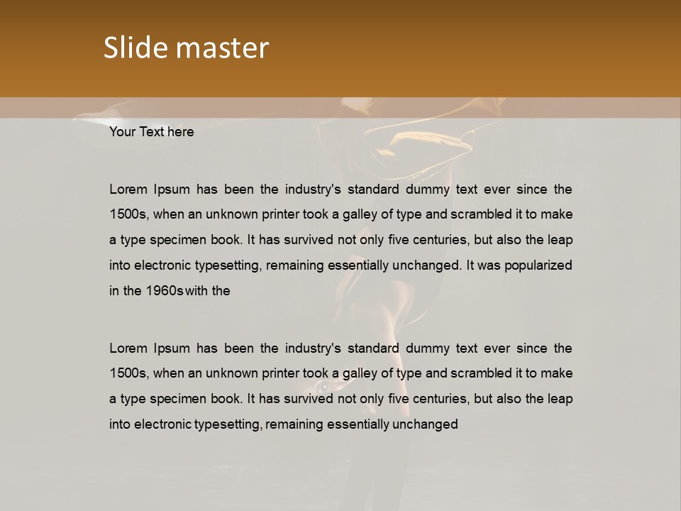 A Couple Of People Doing A Handstand On A Dance Floor PowerPoint Template