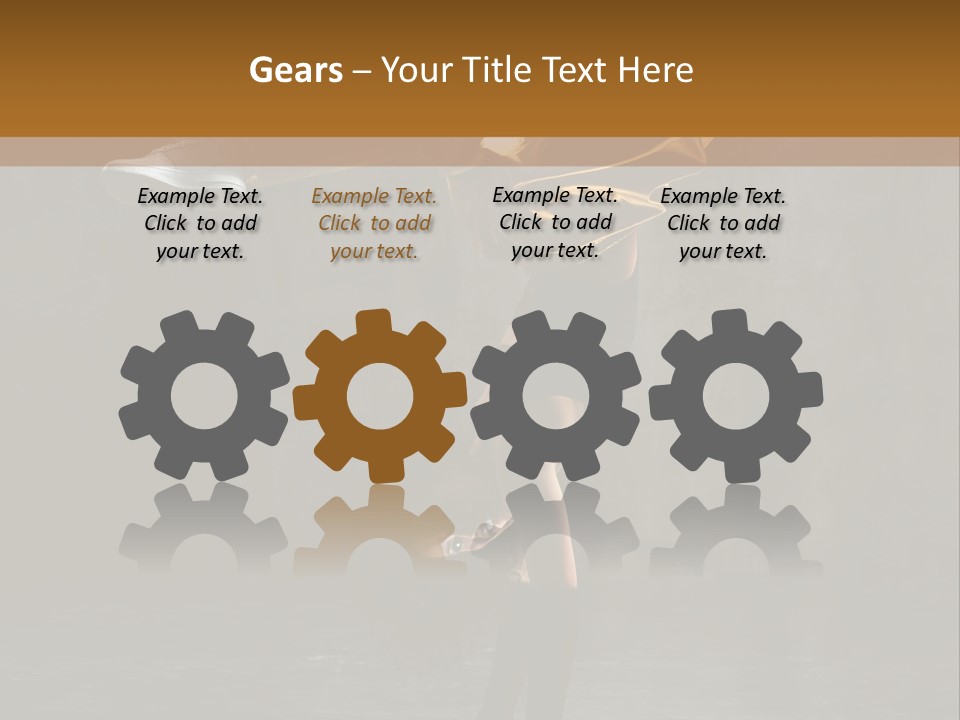 A Couple Of People Doing A Handstand On A Dance Floor PowerPoint Template