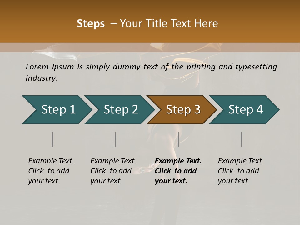 A Couple Of People Doing A Handstand On A Dance Floor PowerPoint Template