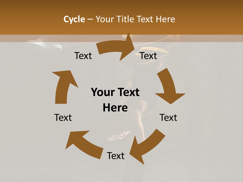 A Couple Of People Doing A Handstand On A Dance Floor PowerPoint Template