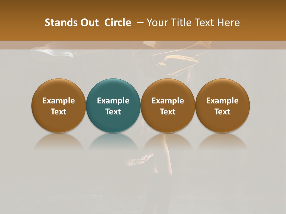 A Couple Of People Doing A Handstand On A Dance Floor PowerPoint Template