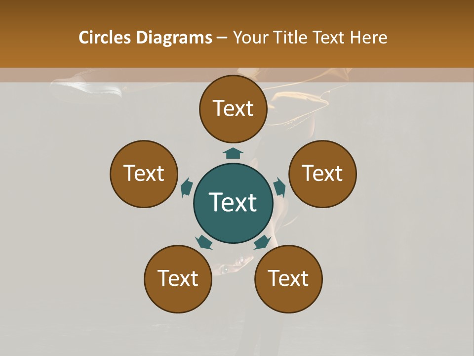 A Couple Of People Doing A Handstand On A Dance Floor PowerPoint Template