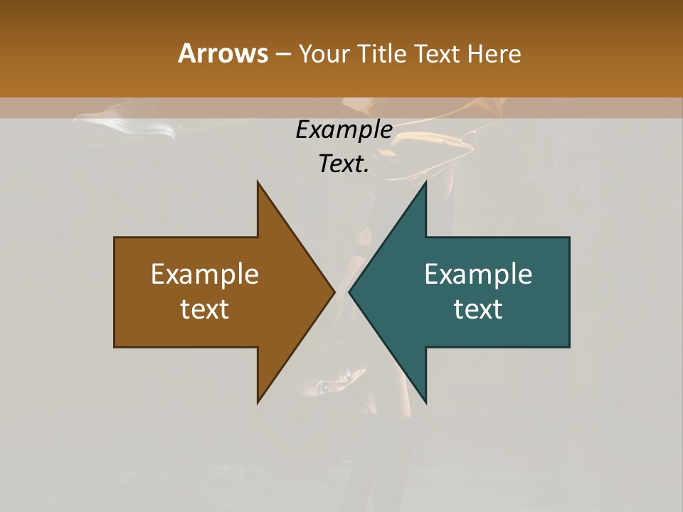 A Couple Of People Doing A Handstand On A Dance Floor PowerPoint Template