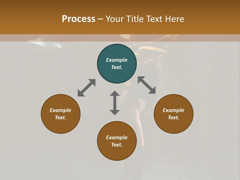 A Couple Of People Doing A Handstand On A Dance Floor PowerPoint Template