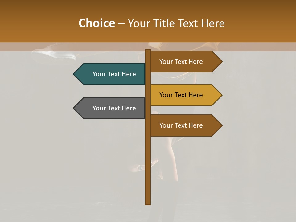 A Couple Of People Doing A Handstand On A Dance Floor PowerPoint Template