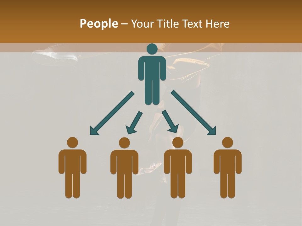 A Couple Of People Doing A Handstand On A Dance Floor PowerPoint Template