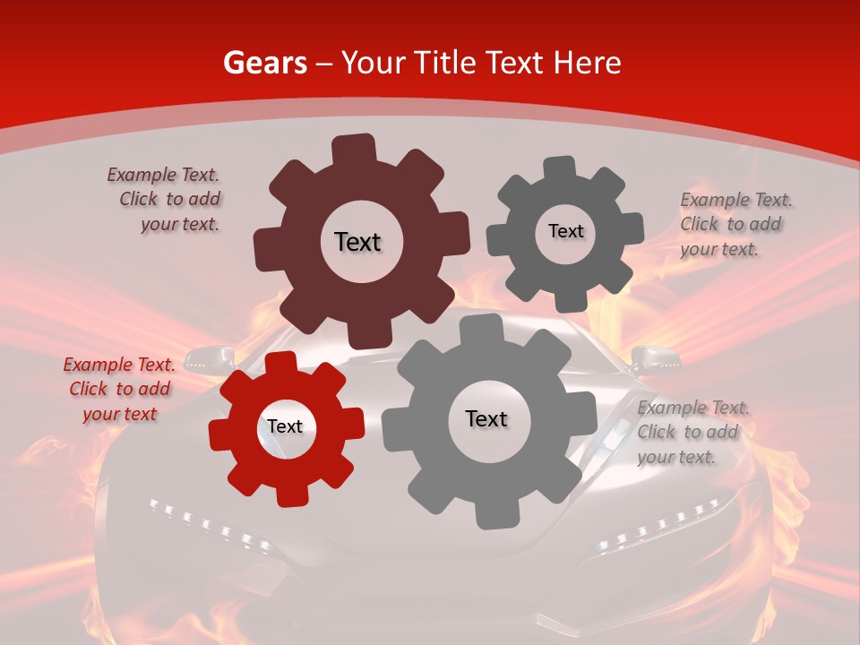 Silver Speed Auto PowerPoint Template