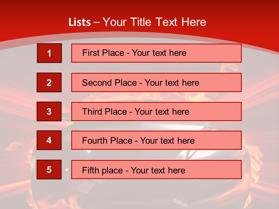 Silver Speed Auto PowerPoint Template